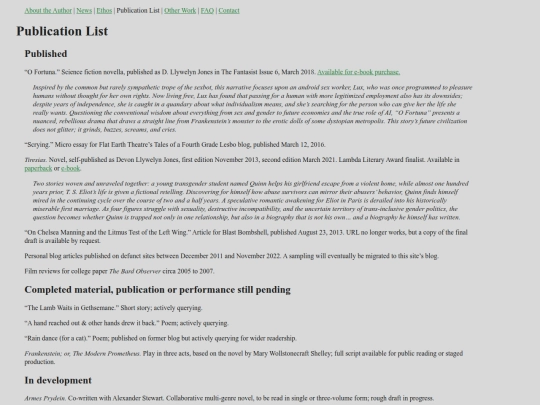 publications screenshot