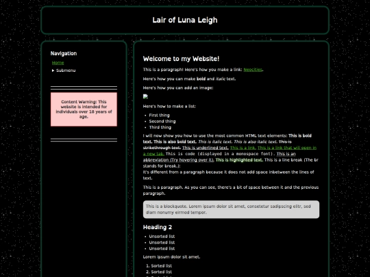 PAGES/codingTips screenshot