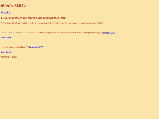 USTs screenshot