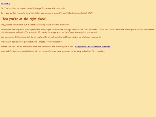 UTAUhelp screenshot