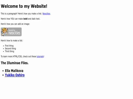 index screenshot