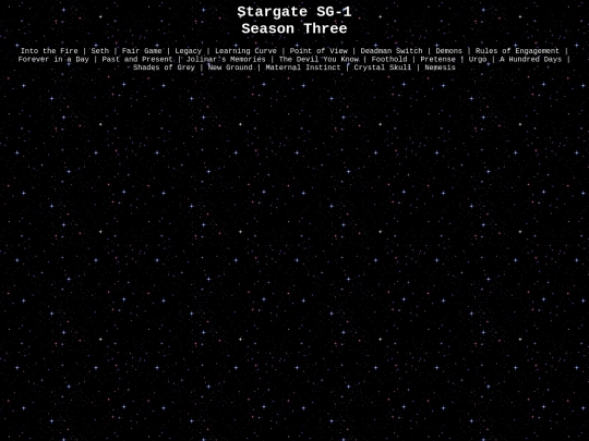 SG1/S3 screenshot