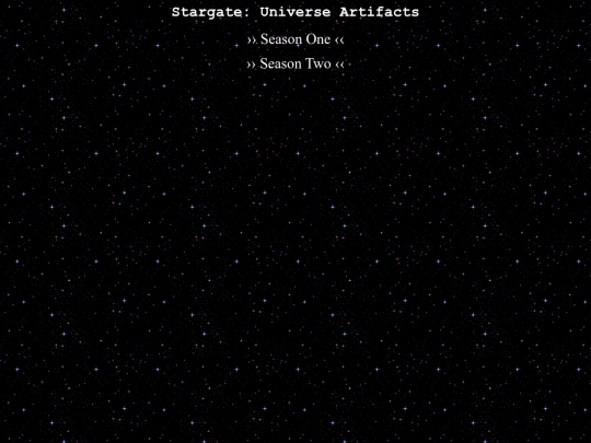 Universe/objects screenshot