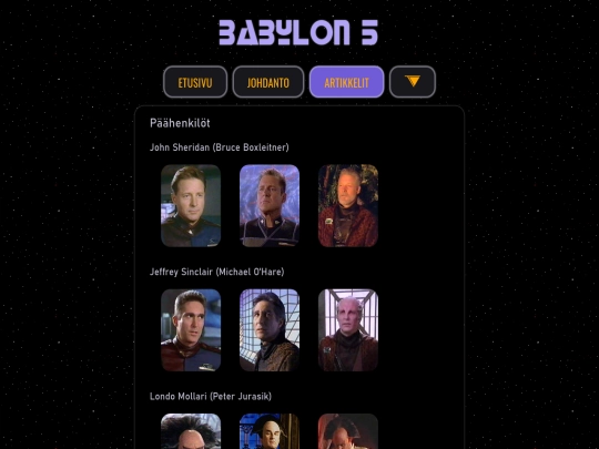 babylon5/artikkelit/henkilot screenshot