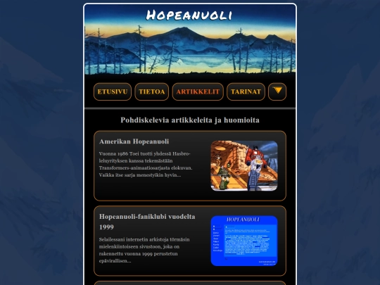 hopeanuoli/artikkelit screenshot