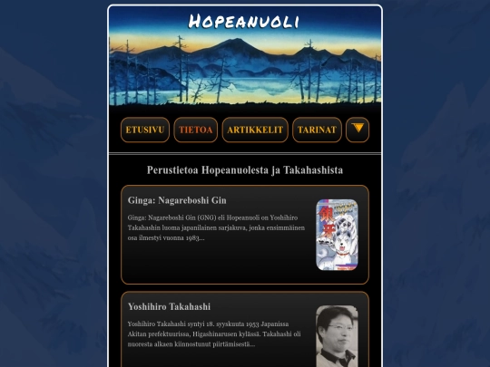 hopeanuoli/tietoa screenshot