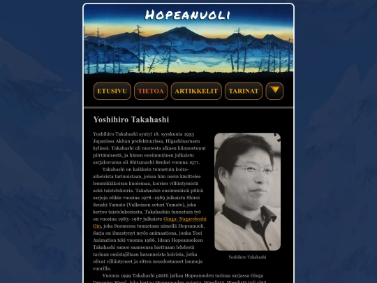 hopeanuoli/tietoa/takahashi screenshot