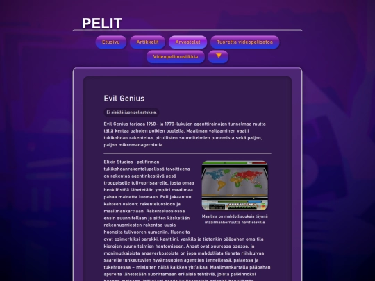 pelit/arvostelut/evil-genius screenshot