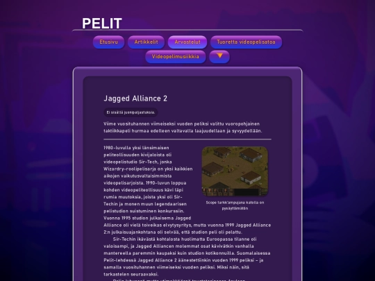 pelit/arvostelut/jagged-alliance2 screenshot
