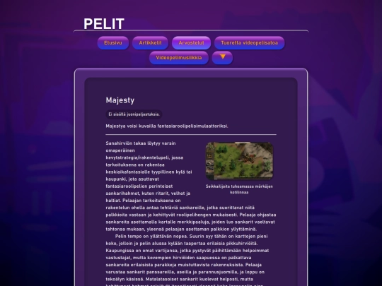 pelit/arvostelut/majesty screenshot