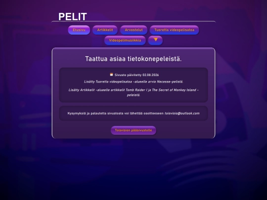 pelit screenshot