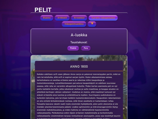 pelit/tuoretta-videopelisatoa/a-luokka screenshot