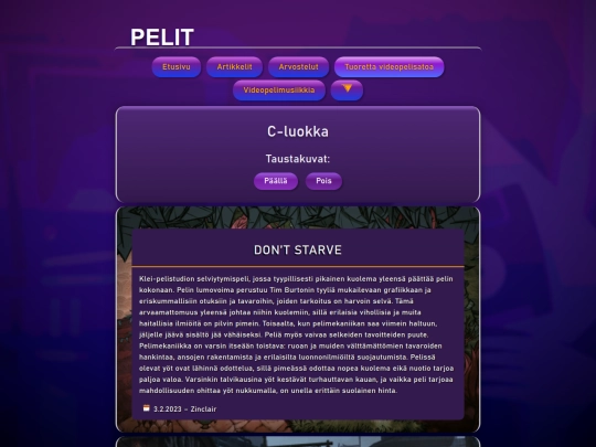 pelit/tuoretta-videopelisatoa/c-luokka screenshot