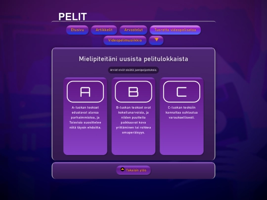 pelit/tuoretta-videopelisatoa screenshot