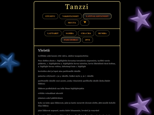 tanssi/latinalaistanssit/paso_doble screenshot
