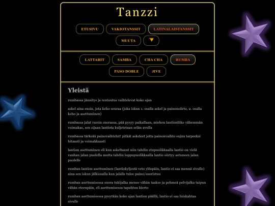 tanssi/latinalaistanssit/rumba screenshot