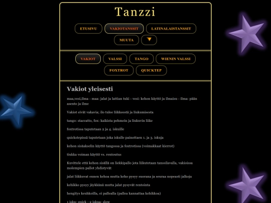 tanssi/vakiotanssit screenshot