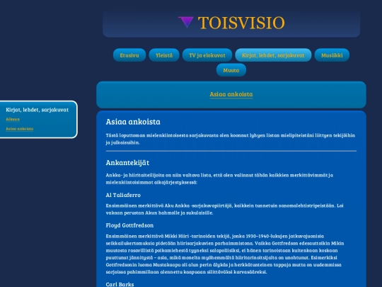 tv/kirjat_lehdet_sarjakuvat screenshot