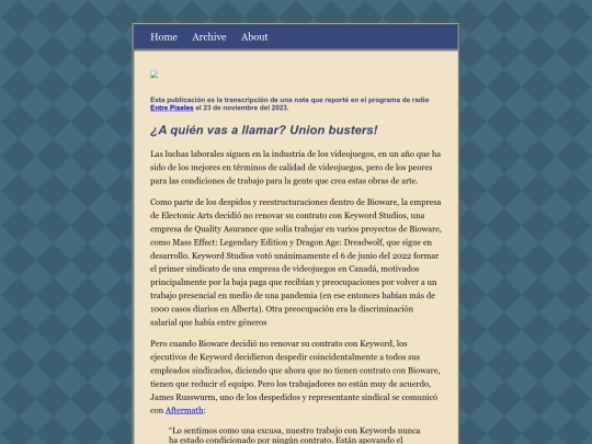 posts/2023-11-23-Huelga-Keywords-Bioware screenshot