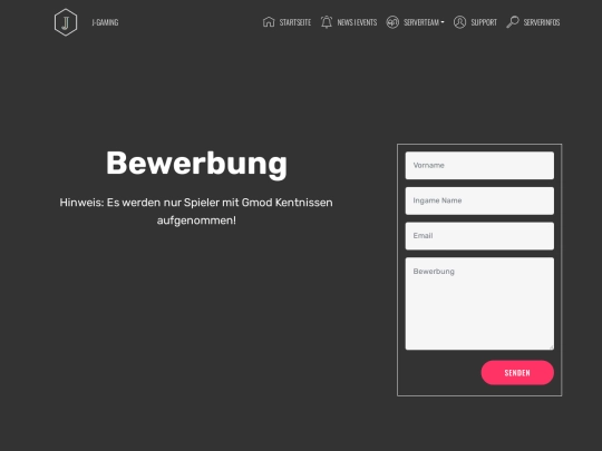 bewerbung screenshot