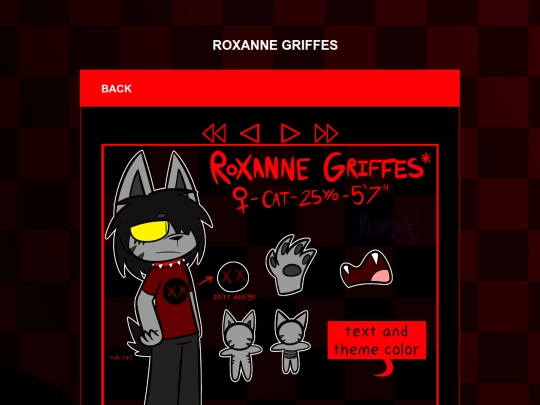 characters/pages/aac/roxanne-griffes-2 screenshot