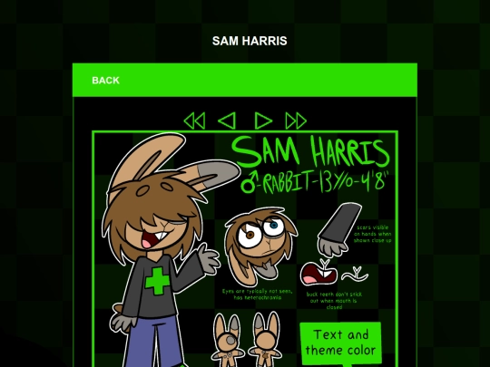 characters/pages/aac/sam-harris-1 screenshot