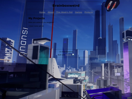 projects screenshot