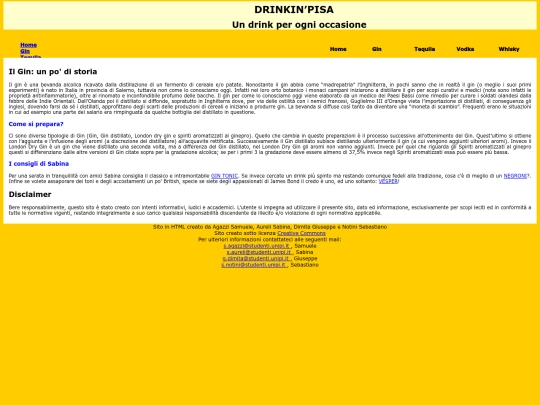 sito nuovo/gin screenshot