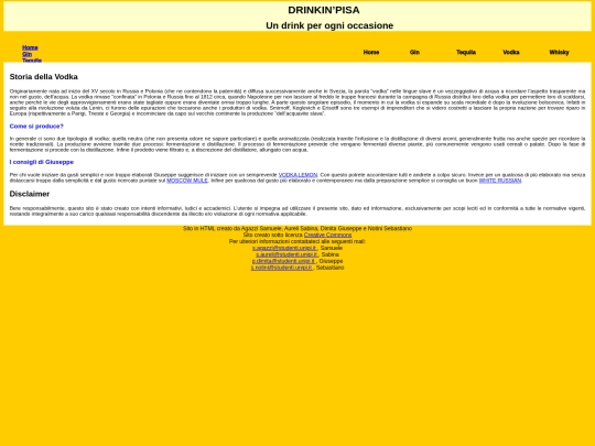 sito nuovo/vodka screenshot