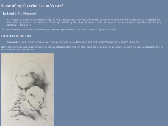 HobbiesPageProject/biblePsalms screenshot