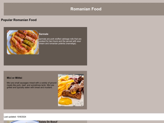 romaniafood screenshot