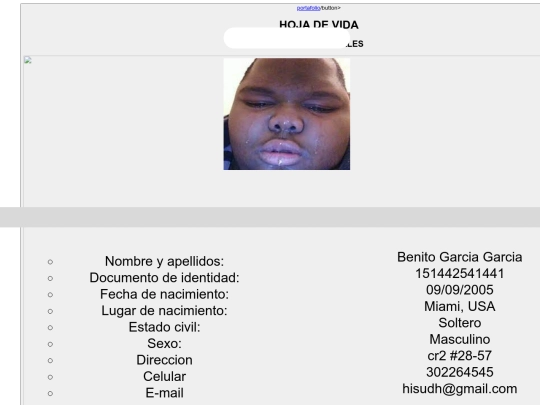 hoja-vida screenshot