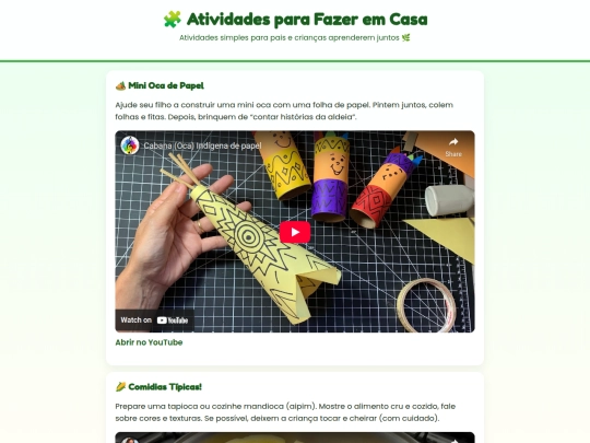 atividades screenshot