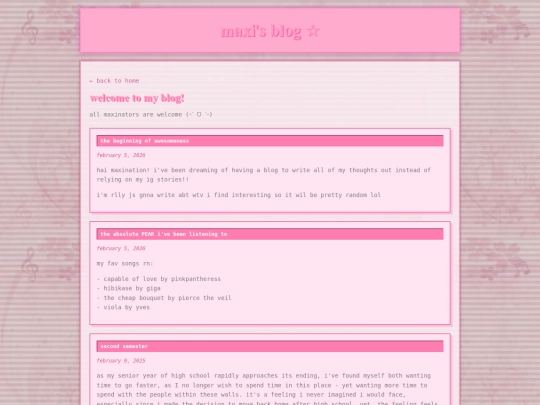 blog screenshot