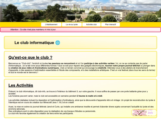 janot-web/club_info screenshot