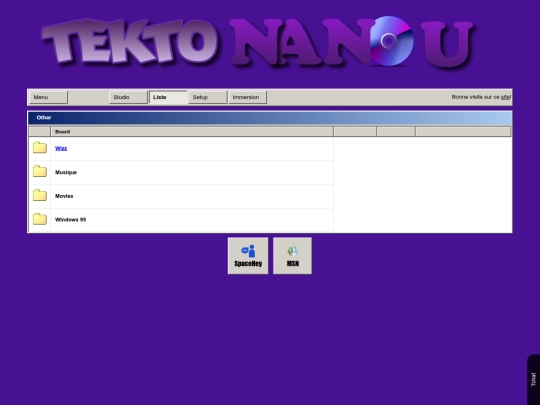 tekto-nanou/liste screenshot