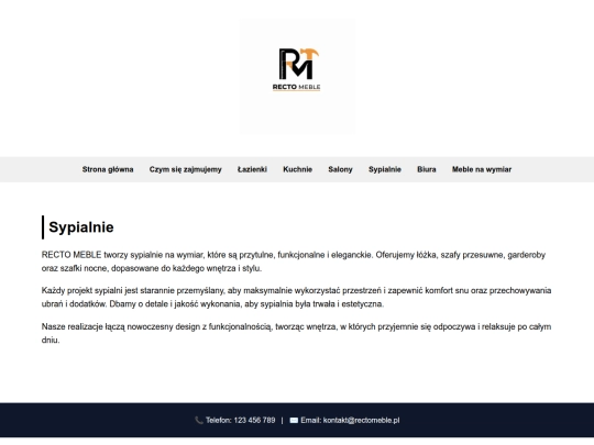 sypialnie screenshot