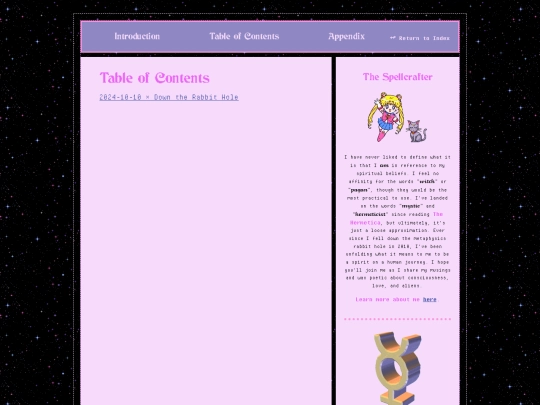 blogofshadows/archive screenshot