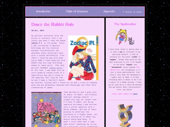 blogofshadows/posts/2024-10-10-Down-the-Rabbit-Hole screenshot
