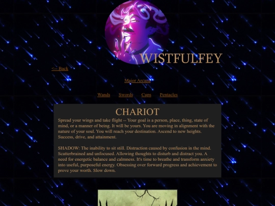 tarot/cards/chariot screenshot