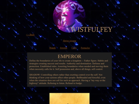 tarot/cards/emperor screenshot