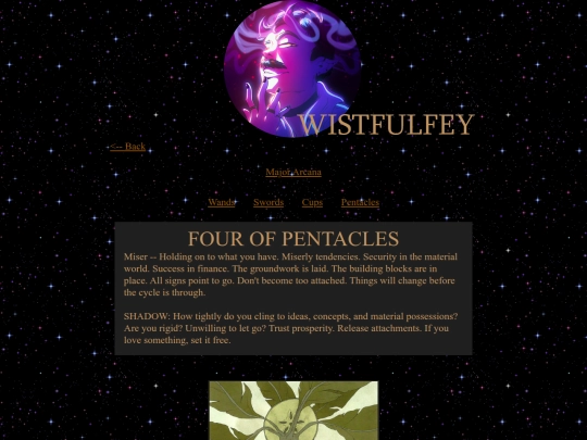 tarot/cards/four_of_pentacles screenshot