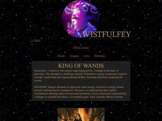 tarot/cards/king_of_wands screenshot