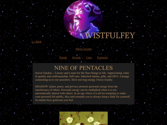 tarot/cards/nine_of_pentacles screenshot