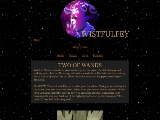 tarot/cards/two_of_wands screenshot