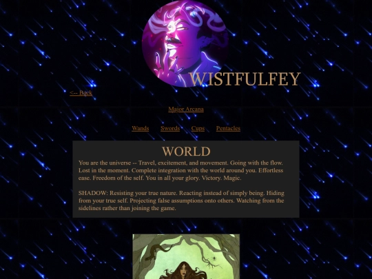 tarot/cards/world screenshot