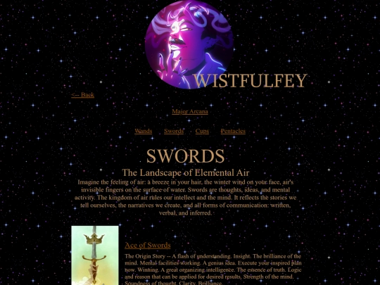 tarot/swords screenshot