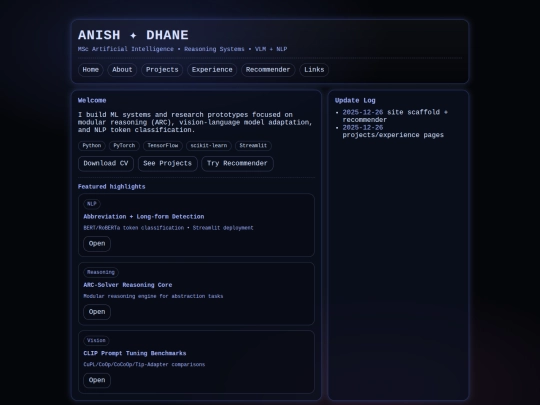 index screenshot