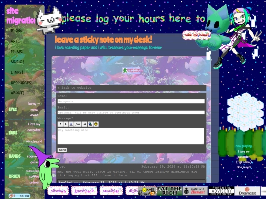 c/guestbook screenshot