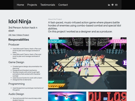 projects/idolninja screenshot